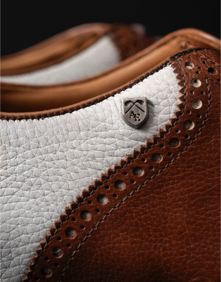 straits saddle shoe closeup