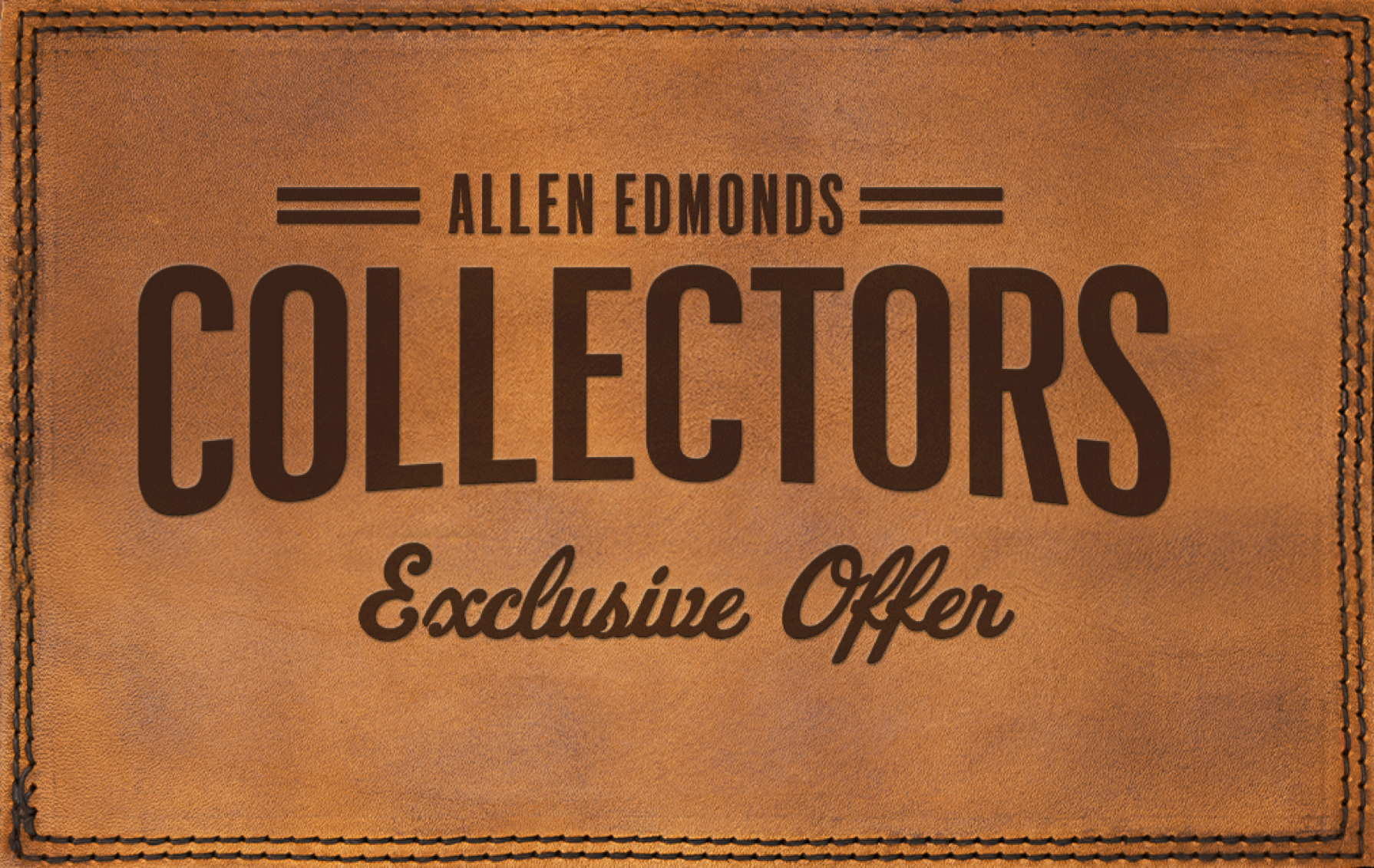 Allen Edmonds Collectors Exclusive Offer