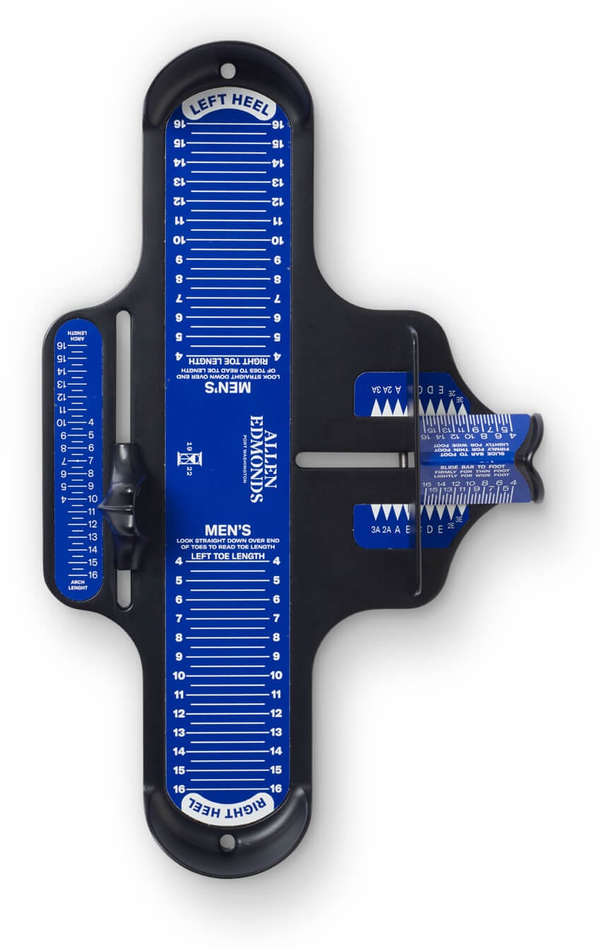 Brannock device, for finding shoe sizes