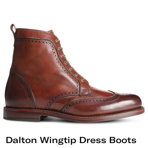 Dalton Wingtip Dress Boots