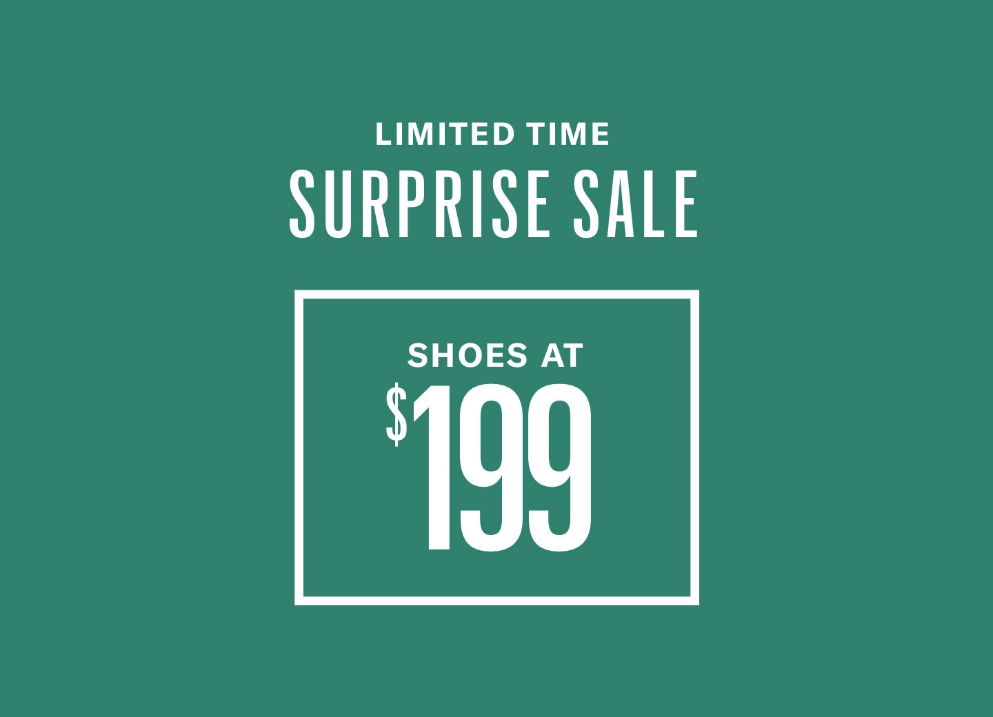 Limited Time | Surprise Sale | Shoes at $199