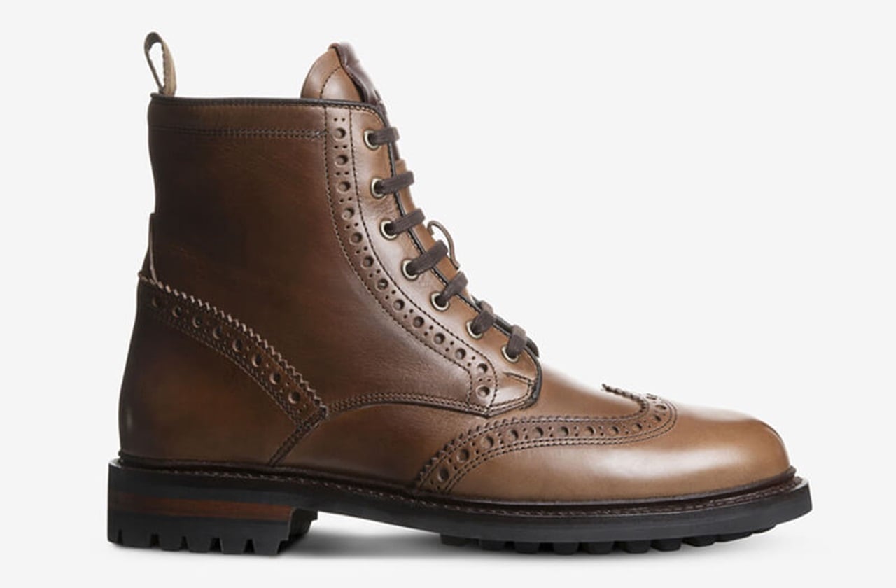 weatherproof leather boot