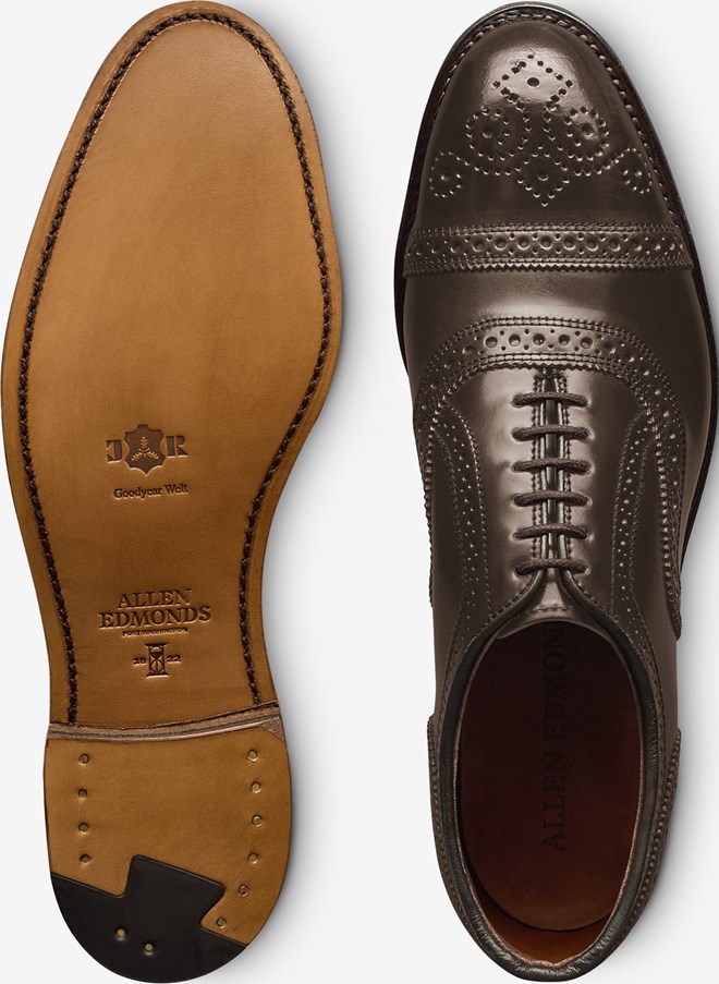 Strand Shell Cordovan Cap-toe Oxford Dress Shoe