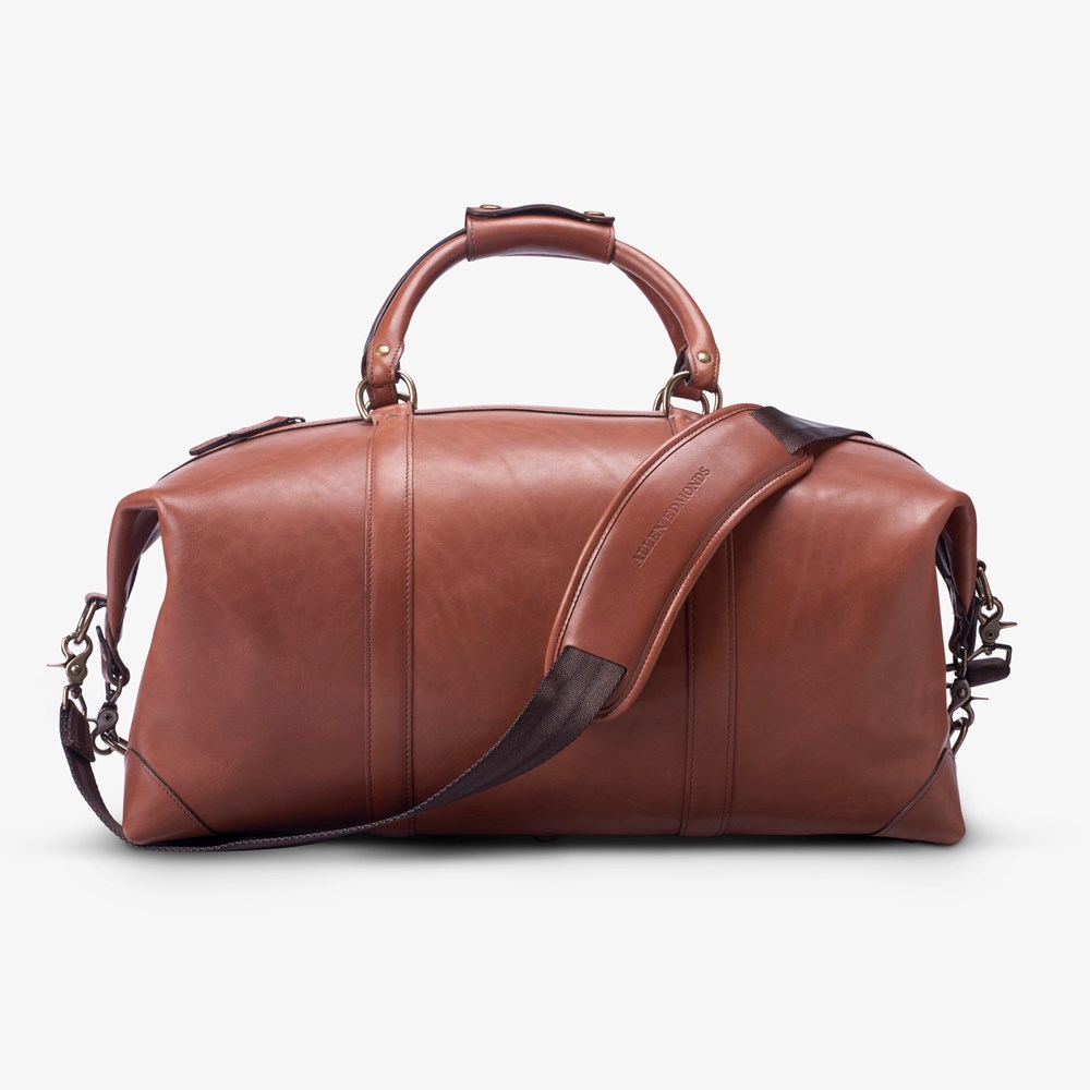 Saddle Leather Collection - Duffle Bag | Men's Bags | Allen Edmonds