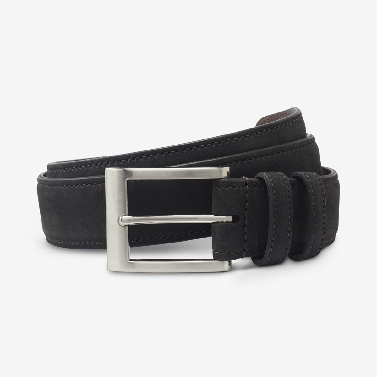 Wide Basic Suede Dress Belt | Men's Belts | Allen Edmonds