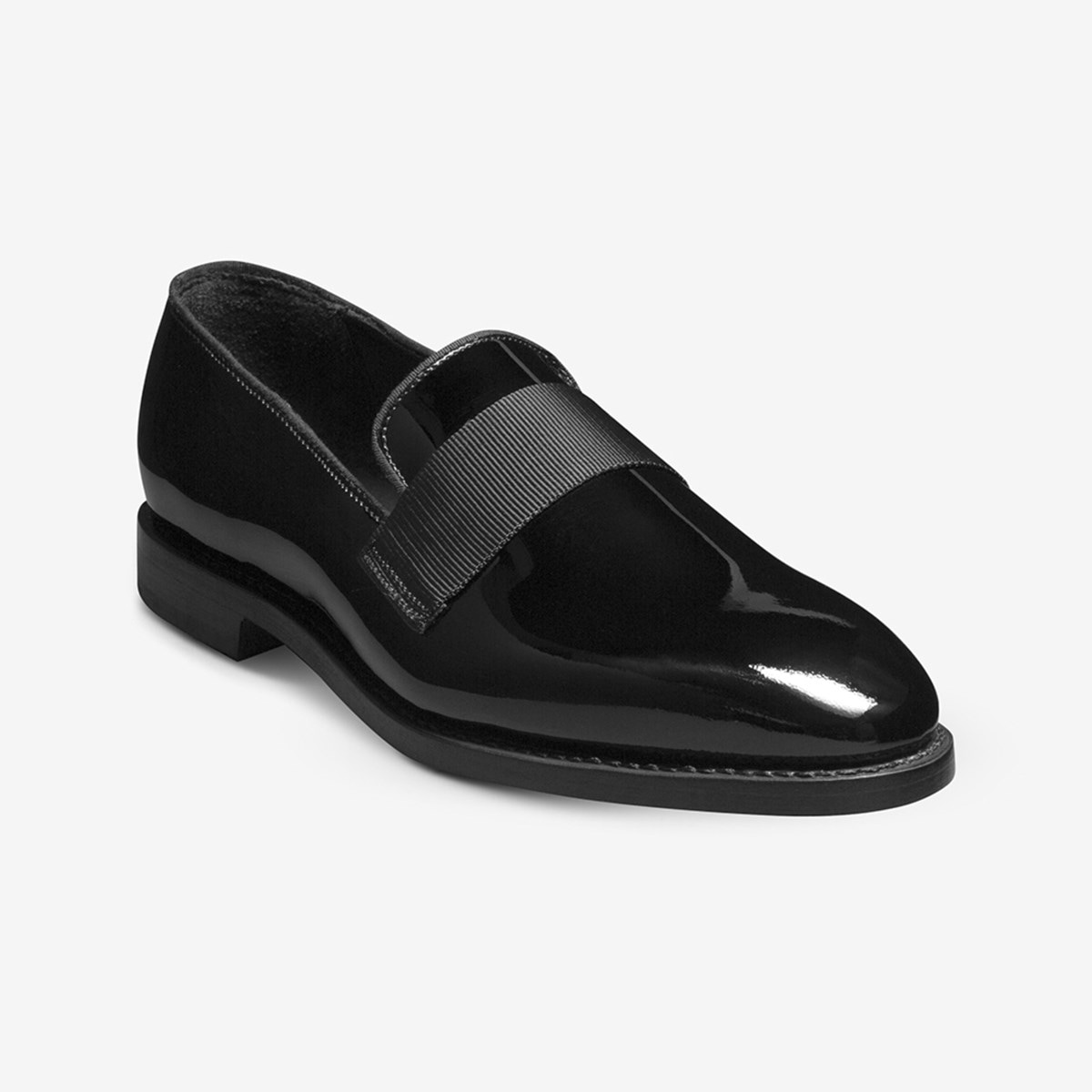 Allen Edmonds Men's James Dress Loafer in Black Patent, Size 8.5 D