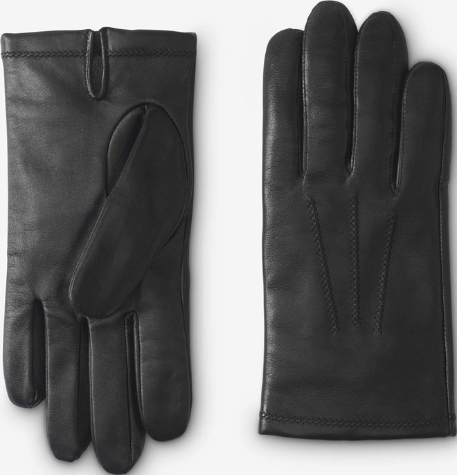 Cashmere Lined Leather Tech Gloves | Men's Hats and Gloves | Allen Edmonds