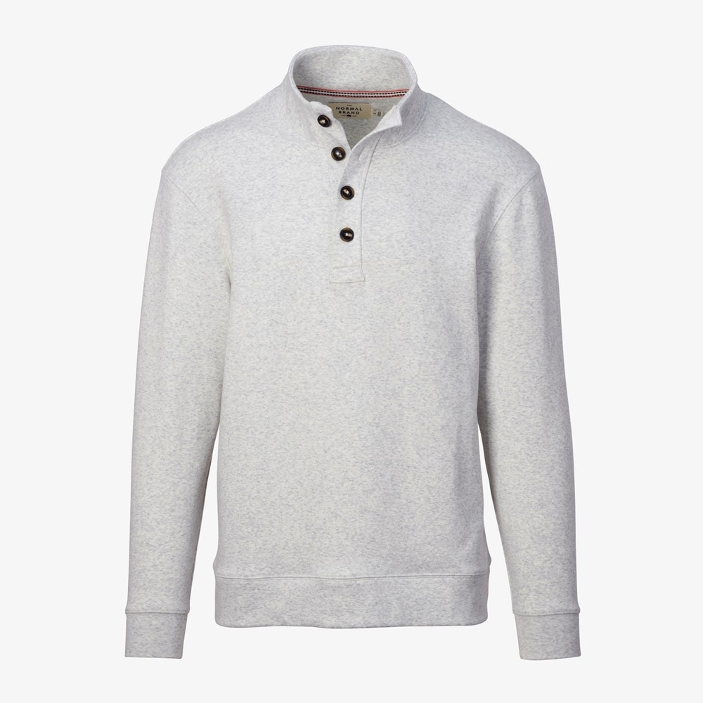 Puremeso Button-up Popover Sweater | Men's Shirts | Allen Edmonds