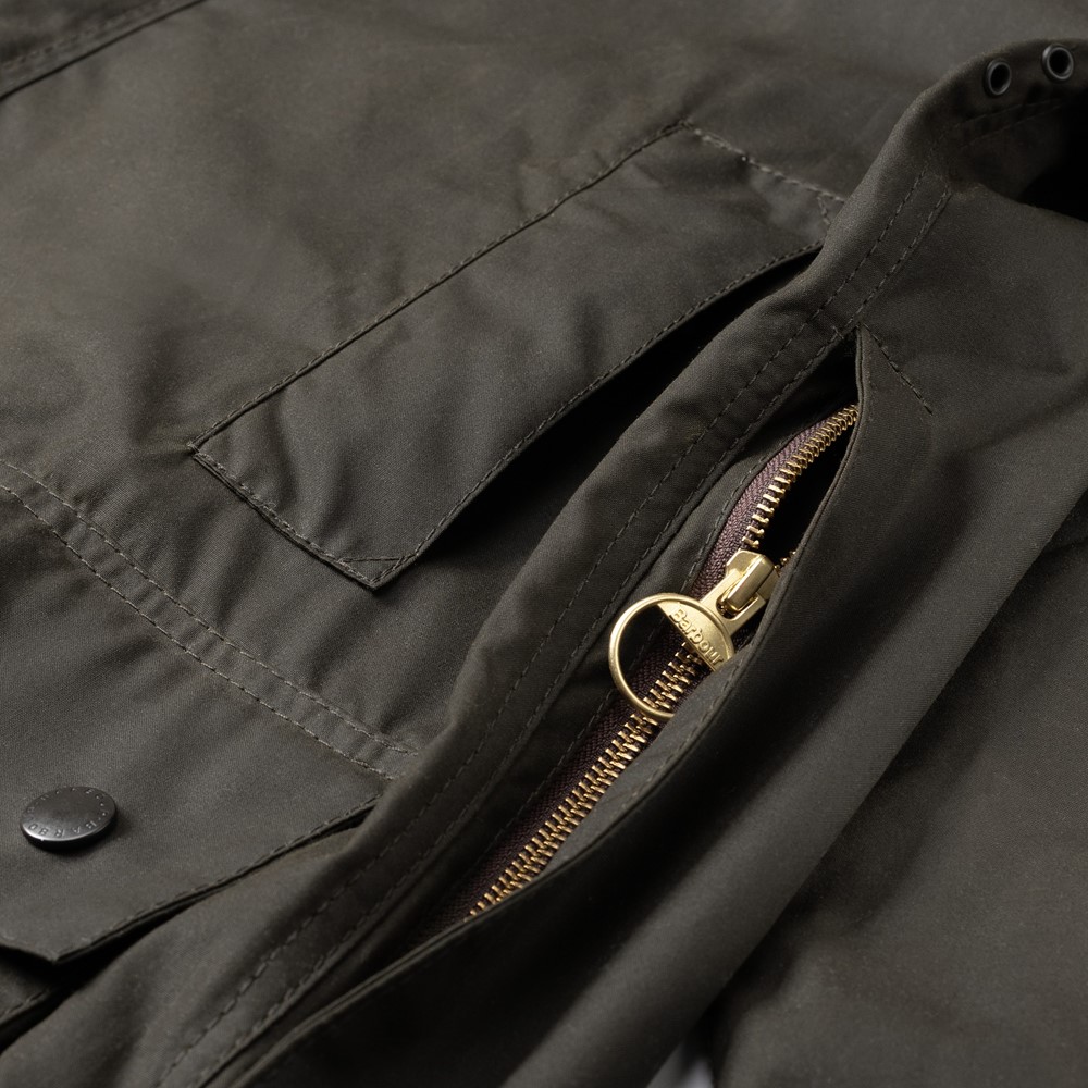 Barbour Beaufort Waxed Cotton Jacket | Men's Outerwear | Allen Edmonds