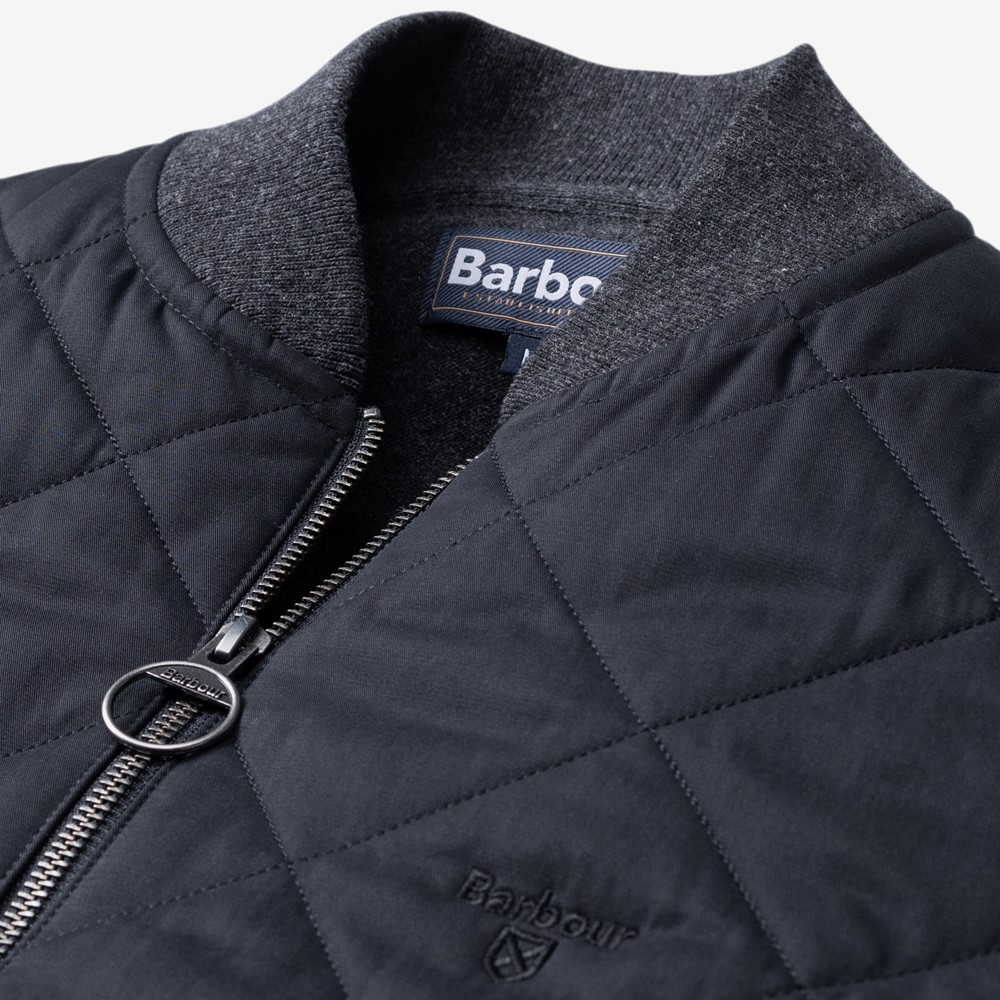 Barbour Essential Box Quilt Zip-through Jacket
